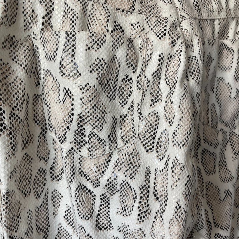 Jagger & Stone straight leg pants in snake vinyl Size 10 - Picture 8 of 11